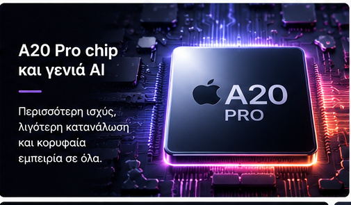 Concept εικόνα του A20 Pro στα 2nm για το iPhone 18 Pro