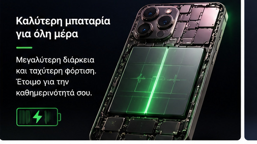 Concept εικόνα της μπαταρίας του iPhone 18 Pro